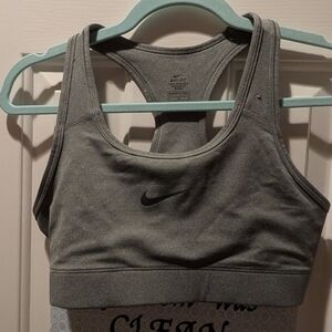 Grey Nike Sports Bra